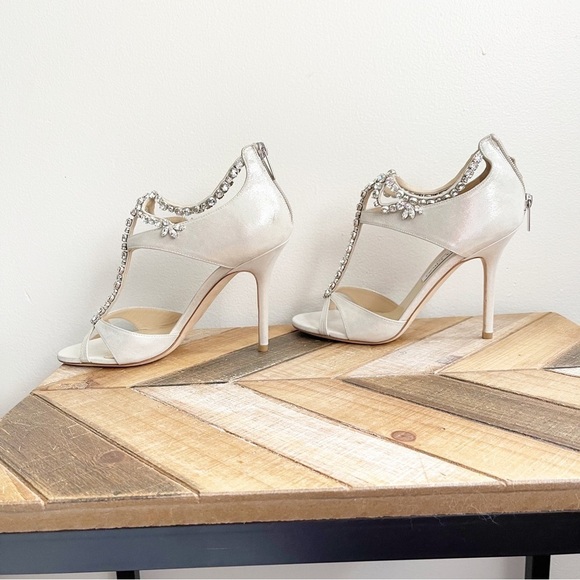 Jimmy Choo Faiza Crystal Sandals - Picture 5 of 12